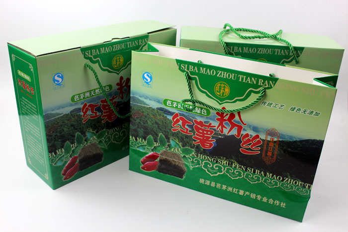 紅薯粉包裝盒001 紅薯粉包裝盒001