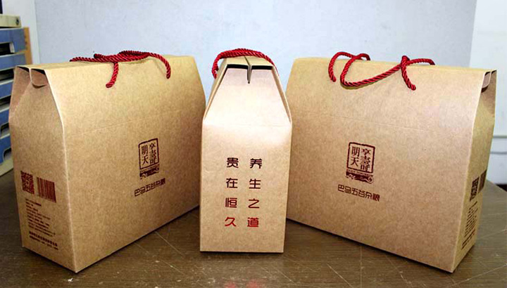 定制個性化禮盒包裝，助推五谷雜糧高大尚